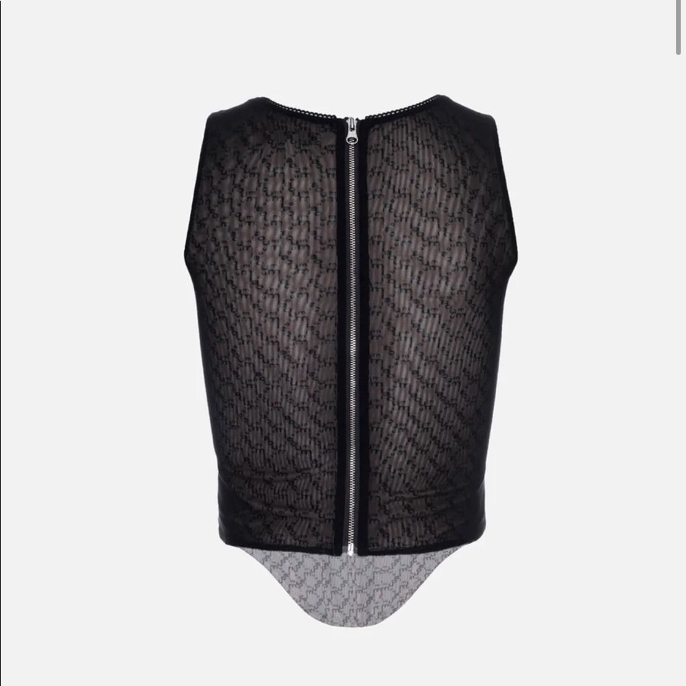 Miaou Black Monogram Campbell Corset - Picture 3 of 11